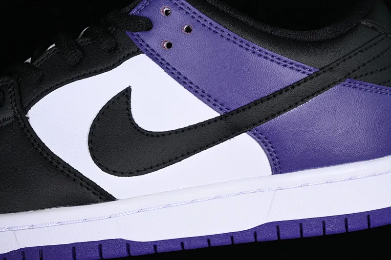 All categories Nk SB Dunk series Nk SB Dunk Low low-top sneakers Nk SB Dunk Low "Court Purple" black purple North Carolina blue low-top casual sports skateboard shoes BQ6817-500